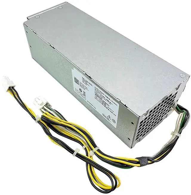 Main image of 260W MT Replacement Power Supply H260EBM-00 H7X3F with 6Pin+4Pin Connector Compatible with Dell OptiPlex 3050 3060 5050 5060 7050 7060 MT, Inspiron V3668 V3669, L260EBM-00 AC260AM-00 B260EBM-00, P/N 5