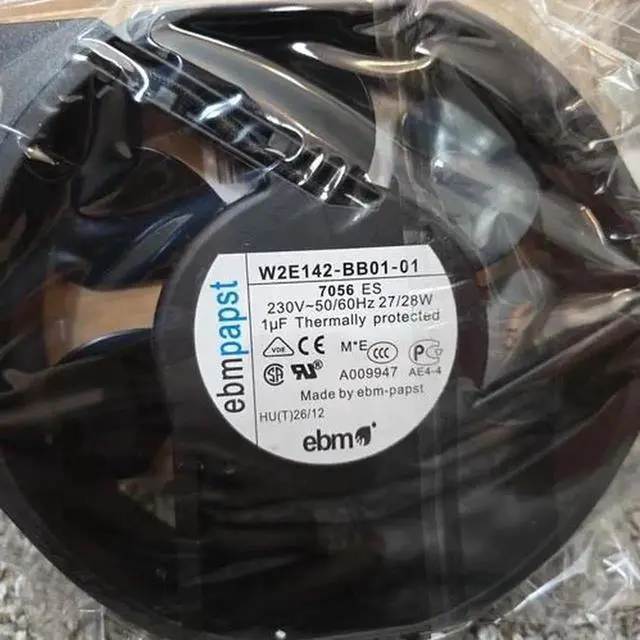 Alt view image 2 of 2 - Vszerda New AC Axial Cooling Fan Replacement for Ebmpapst W2E142-BB01-01 7056ES, 230V 172×150×38mm Compact Industrial Fan