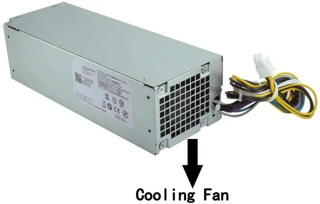 Alt view image 5 of 7 - New 240W SFF Power Supply H240EM-00 B240NM-00 L240AM-00 AC240EM-00 L240EPM-00 THRJK 4GTN5 4R1KT D7GX8 Compatible with Dell Optiplex 3040 3046 3250 3650 3656 5040 7040 SFF Desktop, 8Pin + 4Pin Connecto