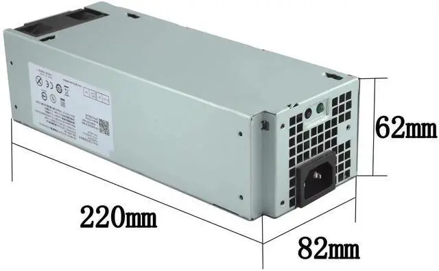 Alt view image 6 of 7 - New 240W SFF Power Supply H240EM-00 B240NM-00 L240AM-00 AC240EM-00 L240EPM-00 THRJK 4GTN5 4R1KT D7GX8 Compatible with Dell Optiplex 3040 3046 3250 3650 3656 5040 7040 SFF Desktop, 8Pin + 4Pin Connecto