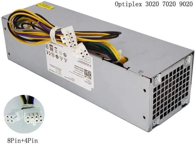 Alt view image 3 of 6 - 255W SFF Replacement Power Supply H255ES-00 Compatible with Dell Optiplex 3020 7020 9020, Precision T1700 Small Form Factor, D255AS-00 F255ES-00, P/N YH9D7 R7PPW 3XRJ0 V9MVK FP16X T4GWM M9GW7 FN3MN D2