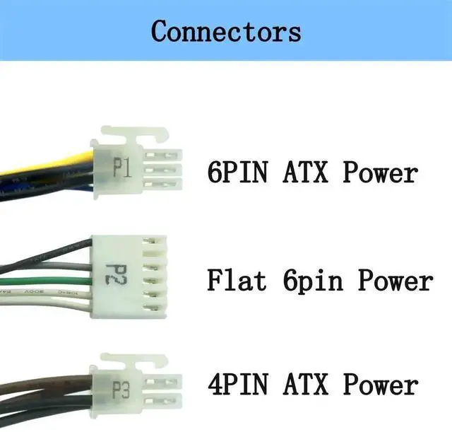Alt view image 5 of 6 - 320W Power Supply 503377-001 Replacement PSU Compatible with HP Pro MT 6000 6005 6200 6300 8000 8200 Z200 Micro Tower, Replaces 503378-001 702306-002 702454-001 508154-001 611483-001 613746-001 611484
