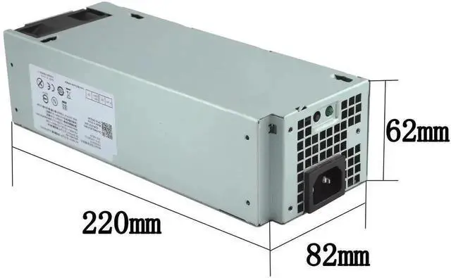 Alt view image 4 of 7 - New 240W SFF Replacement Power Supply PSU with 8Pin+4Pin Connector Compatible with Dell Optiplex 3040 3046 3250 3650 3656 5040 7040 Small Form Factor, M/N H240EM-00 B240NM-00 L240AM-00 AC240EM-00 L240