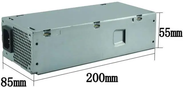 Alt view image 2 of 6 - Vszerda 220W Slimline Desktop Replacement Power Supply PSU Compatible with HP Pavilion S5 S5-1xxx & TouchSmart 310-1205la, PCA222 PCA322 FH-ZD221MGR, P/N 633193-001 633195-001 633196-001