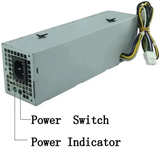 Alt view image 2 of 7 - Vszerda 255W SFF Replacement Power Supply H255ES-00 YH9D7 Compatible with Dell Optiplex 3020 7020 9020, Precision T1700 Small Form Factor, P/N R7PPW 3XRJ0 V9MVK FP16X T4GWM M9GW7 FN3MN