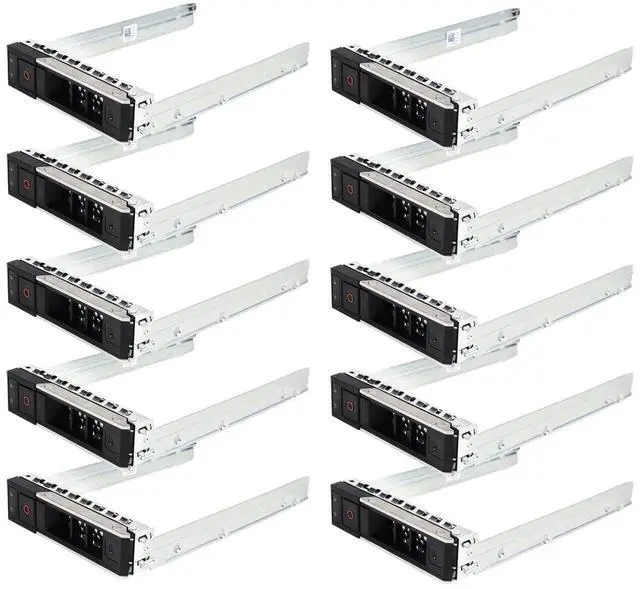 Main image of Vszerda 10-Pack 3.5" HDD SSD Hard Drive Tray Caddy X7K8W 0X7K8W Hard Disk Bracket Compatible with Dell PowerEdge 14th 15th 16th Gen R240 R340 R440 R540 R640 R740 R740xd2 R6415 R7425 Servers