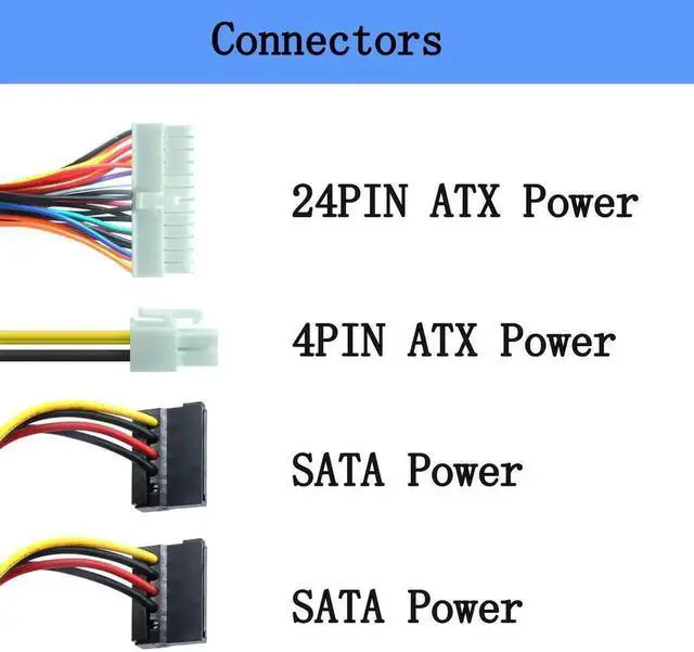 Alt view image 3 of 6 - 220W Slimline Desktop Replacement Power Supply PSU Compatible with HP Pavilion S5 S5-1xxx & TouchSmart 310-1205la, M/N PCA222 PCA322 FH-ZD221MGR, P/N 633193-001 633195-001 633196-001