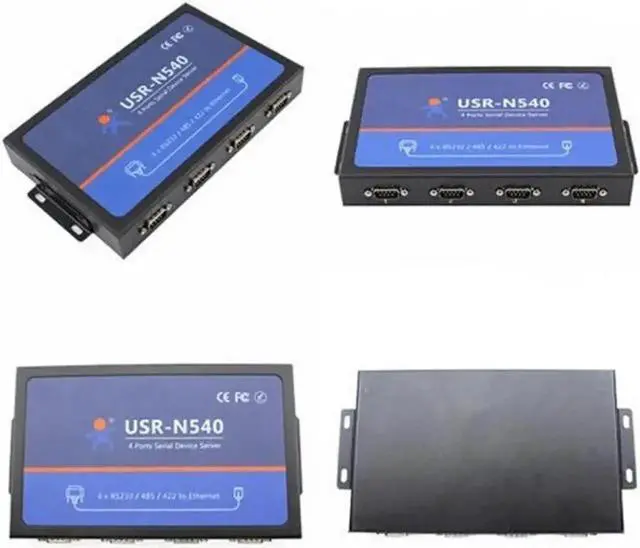 Alt view image 3 of 7 - Vszerda USR-N540 4-Port Serial to Ethernet Converter RS232 RS485 RS422 to TCP/IP RJ45 Modbus RTU Gateway Serial Device Server