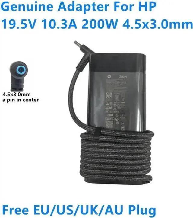 Main image of Vszerda 200W AC Laptop Charger 19.5V 10.3A TPN-LA21 TPN-DA21 L73385-001, Replacement Power Adapter for HP OMEN 15 & ZBOOK 17 G3/G4/G5