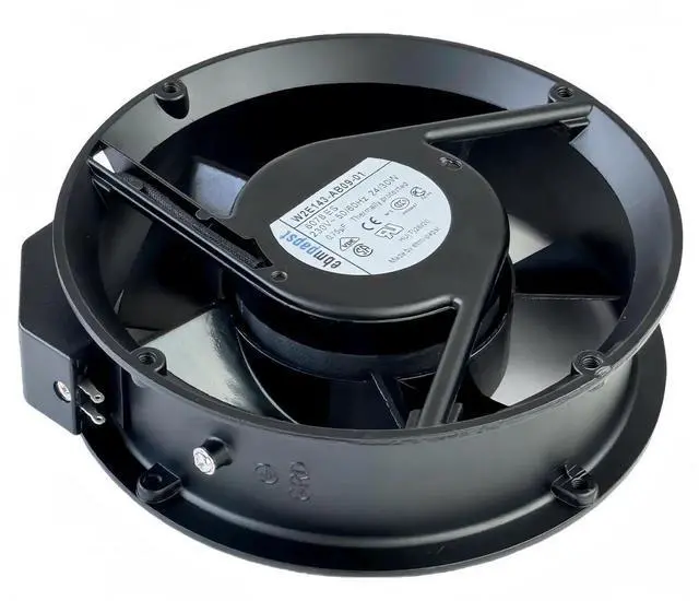 Alt view image 4 of 7 - WRIARICH EBM PAPST W2E143-AB09-01 172×172×51mm High Temp Resistant Axial Fan 230V 24/30W Industrial Cabinet Cooling Fan