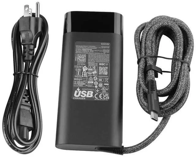 Main image of Vszerda 100W USB C Laptop Charger Replacement for HP Spectre x360 16-aa, Pavilion Plus 14-ew, Envy 17-cw, Pavilion 16-af, Fits TPN-DA32 N56858-003 N57045-001