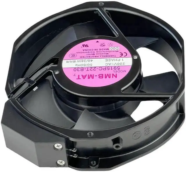 Alt view image 2 of 7 - Vszerda 5915PC-22T-B30 220V Cabinet Cooling Fan, 172×150×38mm Industrial Inverter Fan