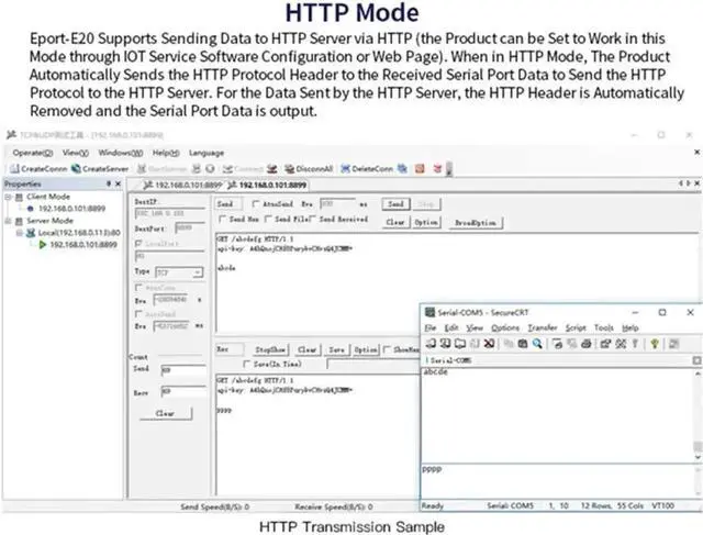 Alt view image 6 of 7 - Vszerda Eport-E20 FreeRTOS Embedded TTL Serial to Ethernet TCP/IP Server Module 3.3V Support DHCP Telnet for MCU, 10PCS Pack