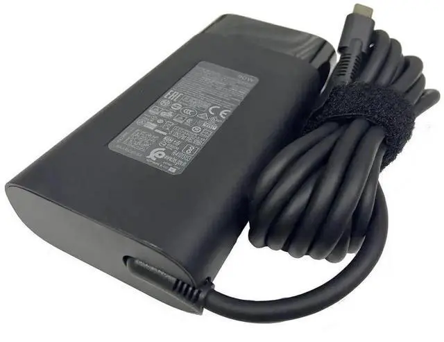 Alt view image 4 of 4 - Vszerda New 90W USB-C AC Power Adapter Charger Replacement for HP TPN-DA08 L45440-003 904144-850, Compatible with Spectre x360 15t-bl100 Notebook PC Type-C Power Supply