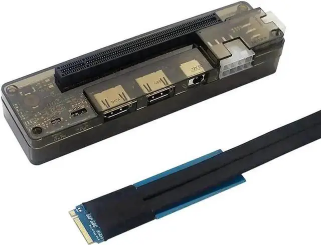 Alt view image 6 of 7 - Vszerda EXP GDC Beast Series M.2 M Key External GPU Dock, Laptop PCIe External Graphics Docking Station, Mini PCI-E & M.2 A Key Compatible, Power-Free Version