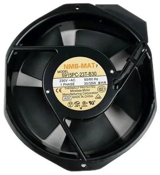 Main image of Vszerda 1PC NMB 5915PC-23T-B30-A00 AC Axial Cooling Fan, 230V Rectangular Industrial Cabinet Fan