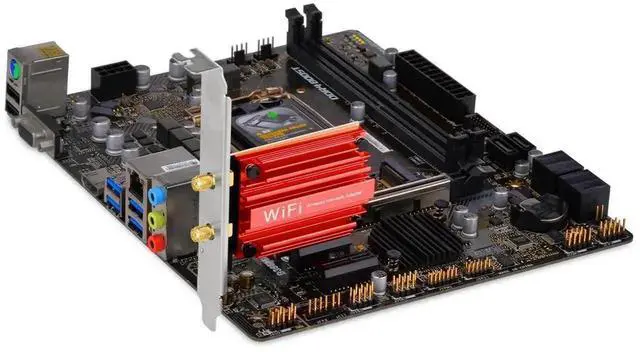 Alt view image 2 of 6 - Vszerda AX210 WiFi 6E PCIe Wireless Adapter, Tri-Band 2.4G/5G/6G with Bluetooth 5.3 for Desktop