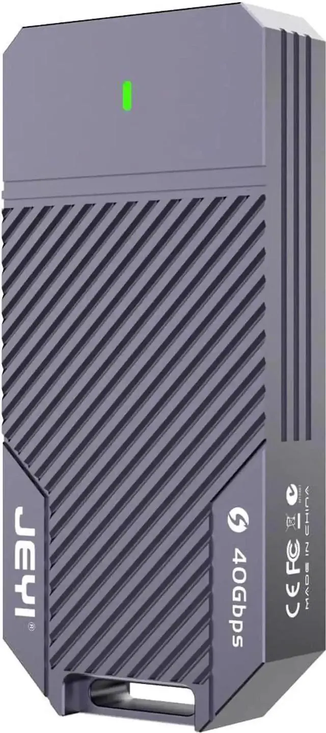 Alt view image 5 of 6 - Vszerda TB-2464 PRO 40Gbps USB4 M.2 NVMe 2280 SSD Enclosure, Compatible with Thunderbolt 4/3, USB3.2/3.1/3