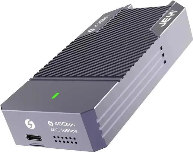 Alt view image 4 of 6 - Vszerda USB4 40Gbps M.2 NVMe 2280 SSD Enclosure Model TB-2464 PRO, Type-C External Solid State Drive Case Compatible with Thunderbolt 3/4, USB 3.2/3.1/3.0