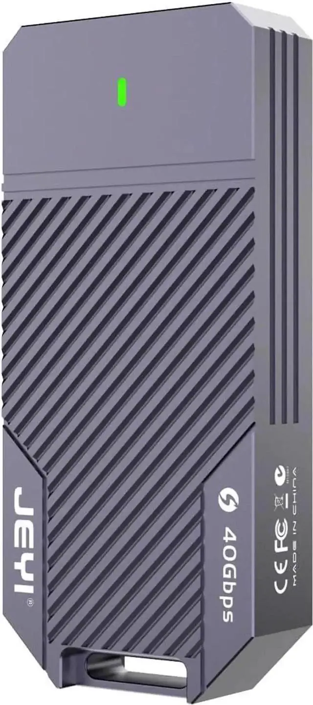 Alt view image 5 of 6 - Vszerda USB4 40Gbps M.2 NVMe 2280 SSD Enclosure Model TB-2464 PRO, Type-C External Solid State Drive Case Compatible with Thunderbolt 3/4, USB 3.2/3.1/3.0