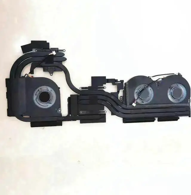 Alt view image 2 of 4 - Vszerda CPU GPU Cooling Fan Heatsink Assembly Replacement for Clevo P960 P960RF P970 P970RC PN 6-31-P9602-NA0 6-31-P9602-NA1 6-31-P9602-NA2