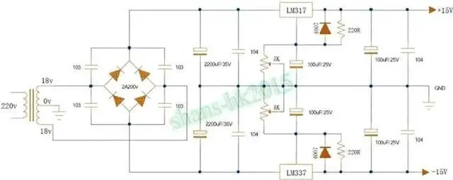 Alt view image 4 of 7 - Vszerda 10 Pack XR-103 LM337 Adjustable Dual Polarity Power Supply Module, Positive & Negative DC Adjustable Voltage Regulator Board