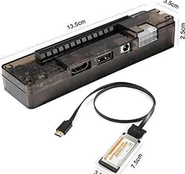 Alt view image 5 of 7 - Vszerda EXP GDC Beast Series ExpressCard External GPU Dock, Laptop PCIe Graphics Docking Station, Mini PCI-E/M.2 A Key Compatible, No Power Supply Included