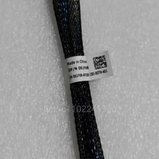Alt view image 2 of 3 - Vszerda 61F98 061F98 SAS Backplane Cable, for PERC H350 H750 RAID Card, 4×3.5" Hot-Swap Hard Drive Backplane Connection Cord
