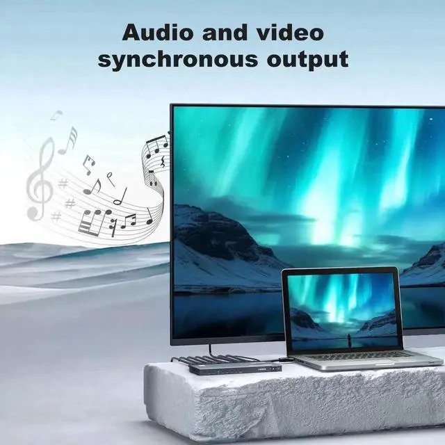 Alt view image 4 of 7 - Vszerda MT-VIKI 1 In 8 Out HDMI 2.0b Powered Splitter, 1×8 4K@60Hz Mirror Video Distributor, 18Gbps RGB 4:4:4 HDCP2.2 for HDTV Projector Game Consoles
