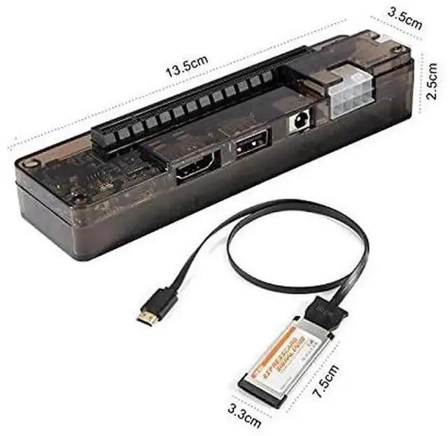 Alt view image 2 of 6 - Vszerda Beast Series EXP GDC External PCIe eGPU Dock for Laptops, ExpressCard Cable Included, No Built-in Power Supply, Compatible with Mini PCI-E & M.2 A Key Laptops