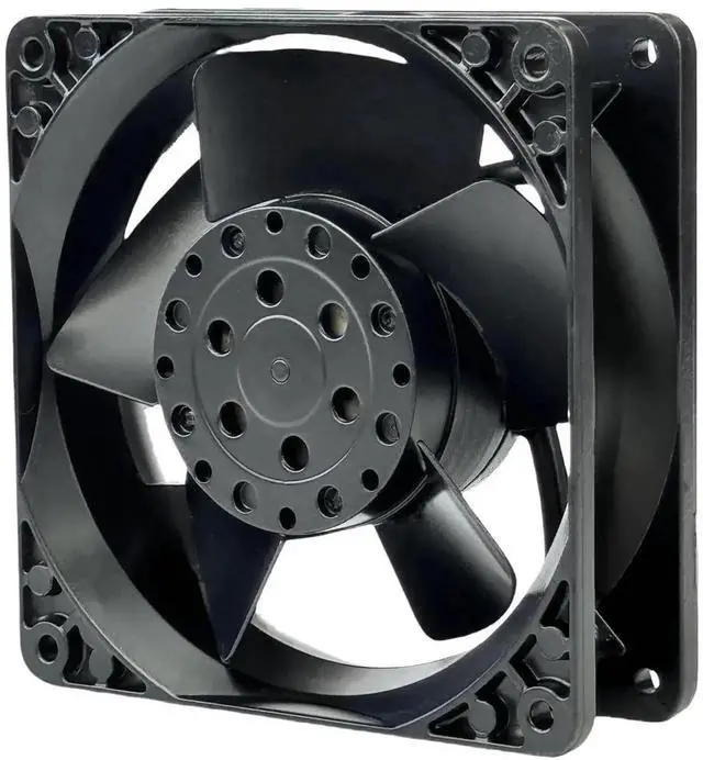 Alt view image 7 of 7 - Vszerda ebmpapst 4650N All-Metal High Temperature Resistant Axial Cooling Fan, 120×120×38mm AC 230V 50/60Hz 0.12A 2-Pin Industrial Cabinet Fan