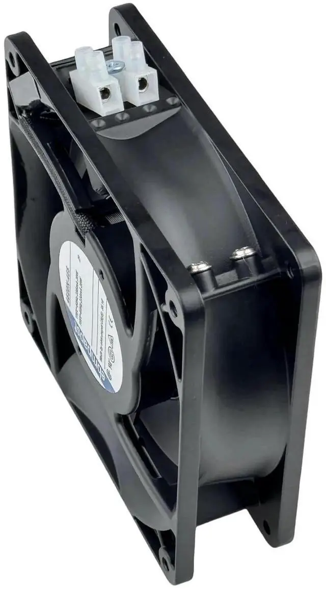 Alt view image 6 of 7 - Vszerda ebmpapst 4600N-466 Axial Cooling Fan, 115V 20W 106CFM All-Metal High Heat Resistant Industrial Cabinet Fan