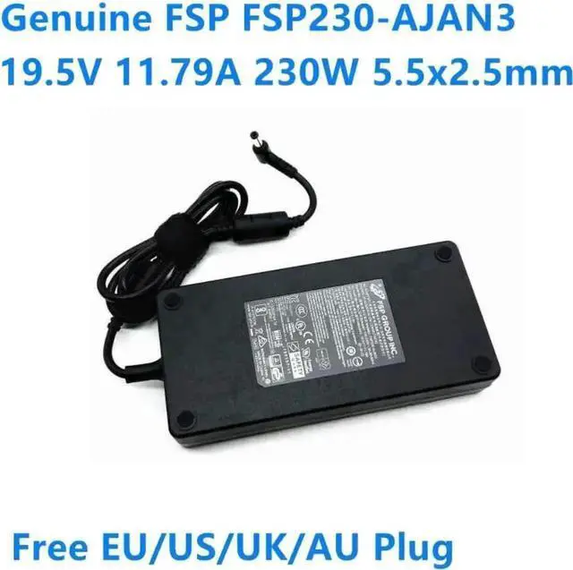 Main image of Vszerda Genuine FSP FSP230-AJAN3 230W AC Power Adapter 19.5V 11.79A, 5.5×2.5mm DC Tip, Charger for GALLERIA GCR2070RGF-QC-B/GCR1660TGF-QC-G & AOC AG353UCG Gaming Monitor