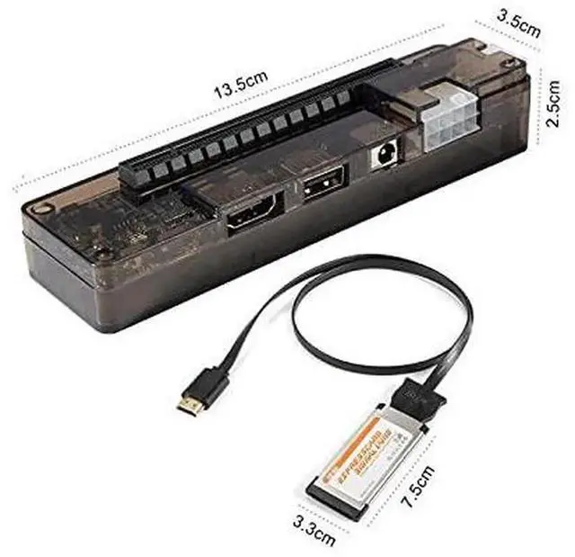 Alt view image 2 of 7 - Vszerda GDC Beast Series Expresscard External GPU Dock, Laptop PCIe Discrete Graphics Docking Station, Mini PCI-E/M.2 A Key Compatible, No Power Version