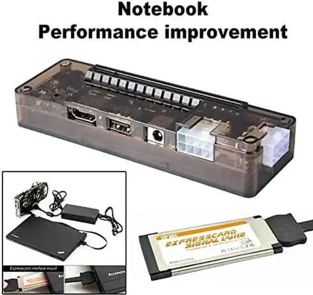 Alt view image 5 of 7 - Vszerda EXP GDC Beast Series Expresscard External GPU Dock, Laptop PCIe Graphics Docking Station, Mini PCI-E & M.2 A Key Compatible, No Built-in Power