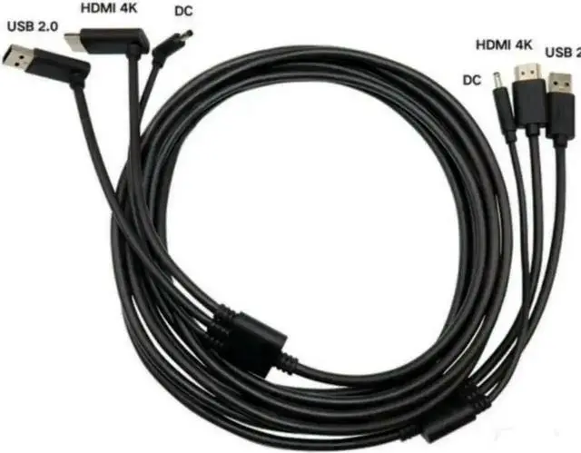 Main image of Vszerda 5M 3-in-1 Replacement Cable for HTC Vive, HDMI+USB+DC Power VR Gaming Cord, 16FT HTC Vive Accessories Cable for Linkbox & Headset