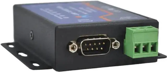 Alt view image 6 of 6 - Vszerda USR-TCP232-410s Industrial Serial to Ethernet Adapter, Dual RS232 & RS485 IP Device Server, 10/100Mbps LAN Converter with DHCP & DNS Support for Industrial Automation