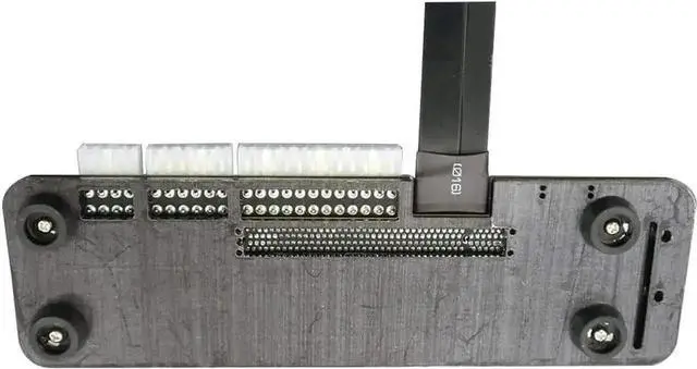 Alt view image 2 of 7 - Vszerda R43SG PCIe 4.0 x4 NVMe M.2 Key M External GPU Stand Bracket, 64Gbps Riser Cable 50CM for GTX 1660 & Up Graphics Cards