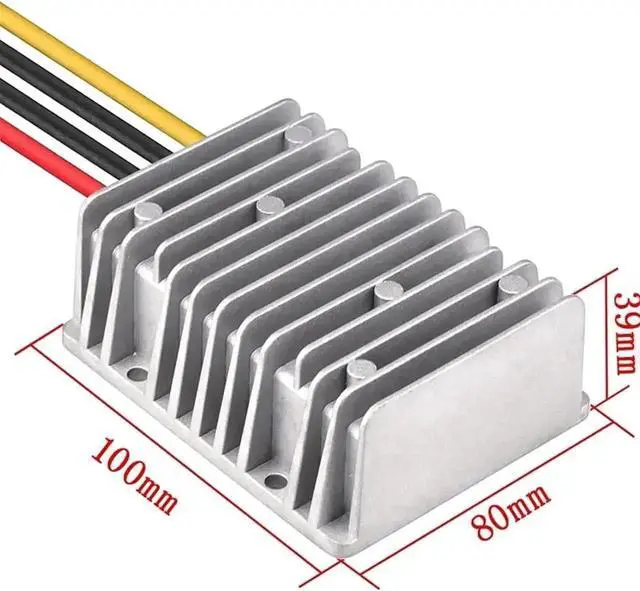 Alt view image 5 of 6 - Vszerda DC-DC Step-Up Boost Converter, 9-14V Input to 15V Output, Max 30A 450W Voltage Regulator Module, 20A/25A/30A Optional, 12V to 15V Car Power Inverter