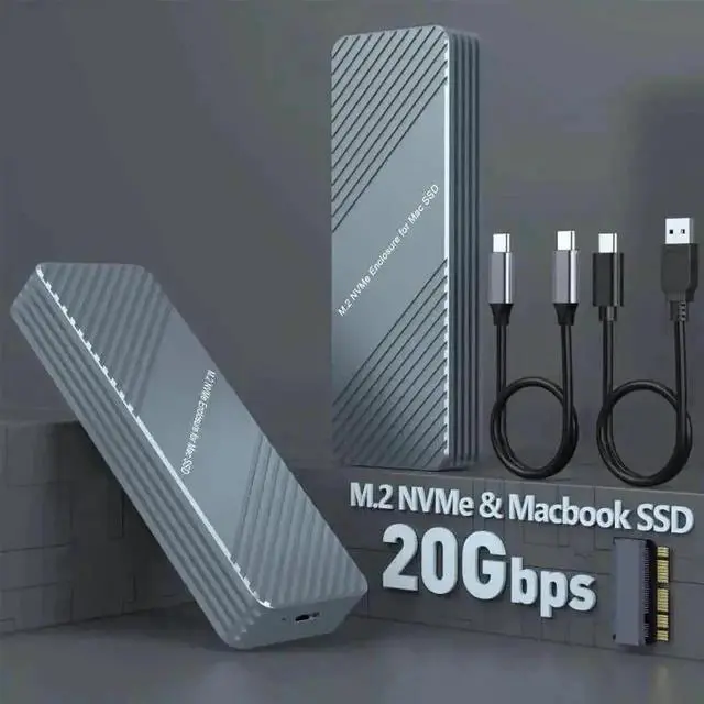 Main image of Vszerda USB3.2 MacBook SSD Enclosure with M.2 Adapter, Fit 12+16Pin 2013-2017 Apple Original SSD
