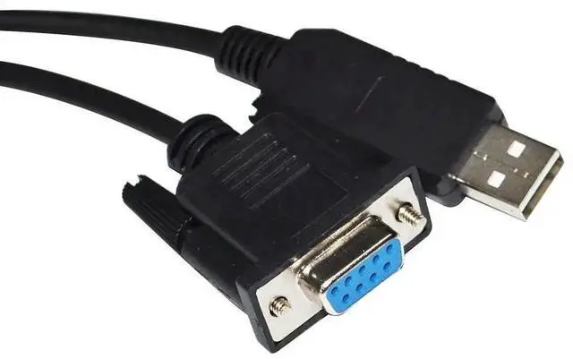 Alt view image 4 of 6 - Vszerda 3.6M USB to DB9 Female RS232 Serial Converter Cable with FTDI FT232RL Chip, Null Modem Crossover Cable, Cross Wiring 2RXD 3TXD