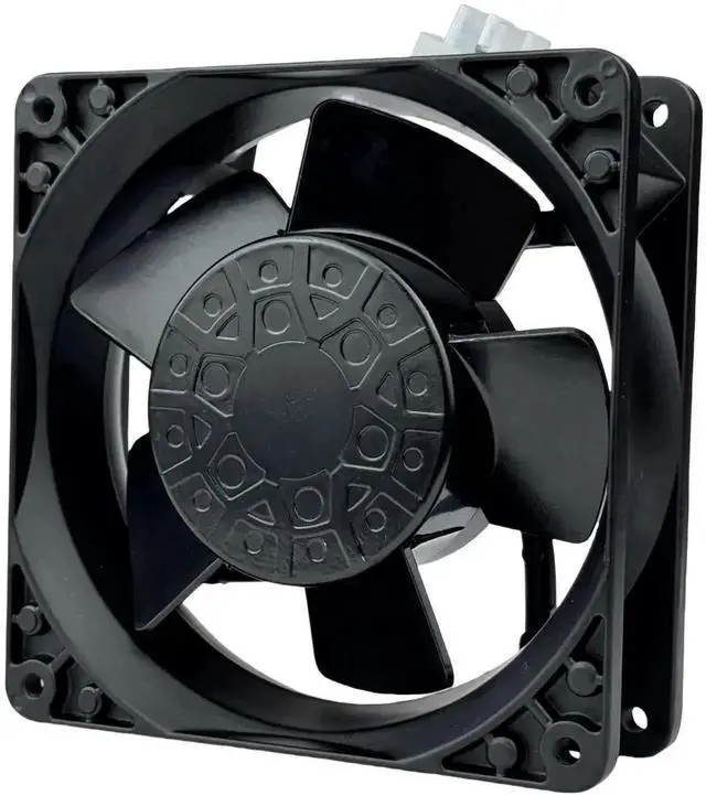 Alt view image 5 of 7 - Vszerda ebmpapst 4600N-466 Industrial Axial Cooling Fan, 119×119×38mm 115V AC 20W 106CFM All-Metal Heat Resistant Cabinet Exhaust Fan