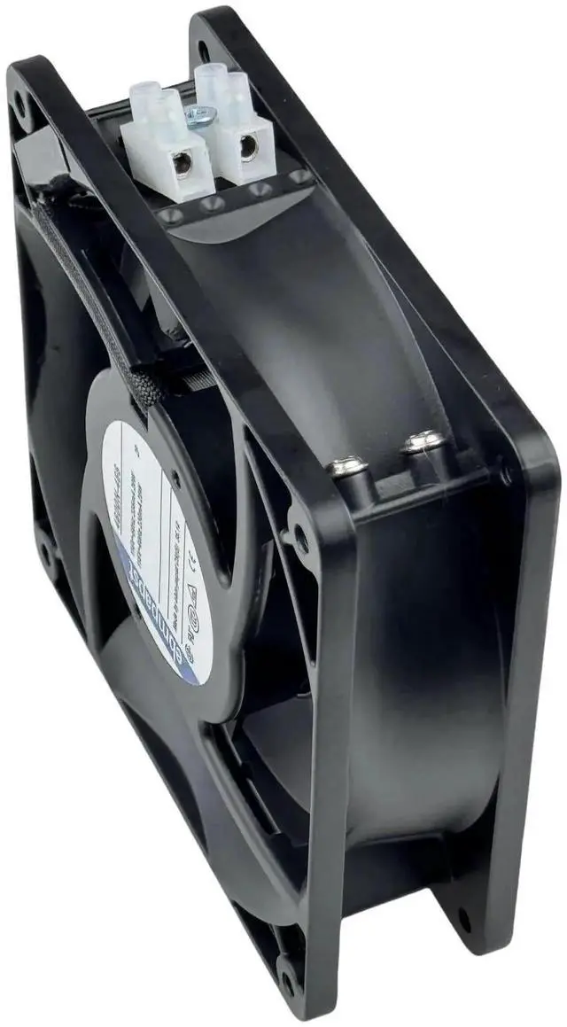 Alt view image 3 of 7 - Vszerda ebmpapst 4600N-466 Industrial Axial Cooling Fan, 119×119×38mm 115V AC 20W 106CFM All-Metal Heat Resistant Cabinet Exhaust Fan