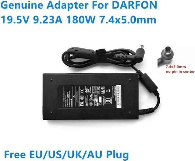 Main image of Vszerda 180W Laptop AC Power Adapter BAA81950 ADP-180MB K, 19.5V 9.23A Replacement Charger Compatible with DARFON & MSI GE75 GE63 GL73 GP63 GF65 8RE Gaming Notebooks