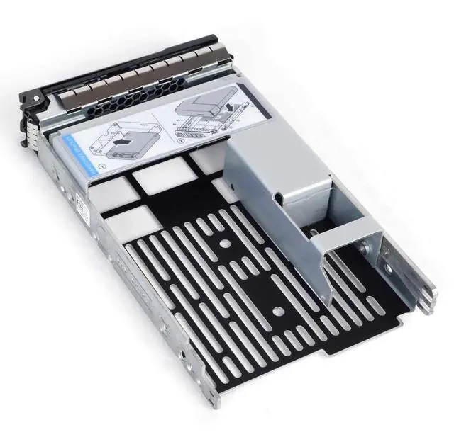 Alt view image 4 of 4 - 2 Pack 3.5" LFF Hard Drive Tray Caddy with Detachable 2.5" SSD HDD Converter Bracket, Hot Swap Carrier Compatible with Dell PowerEdge R410 T410 R515 T610 R710 T710 R420 T420 R520 T620 R720 R430 T430 R