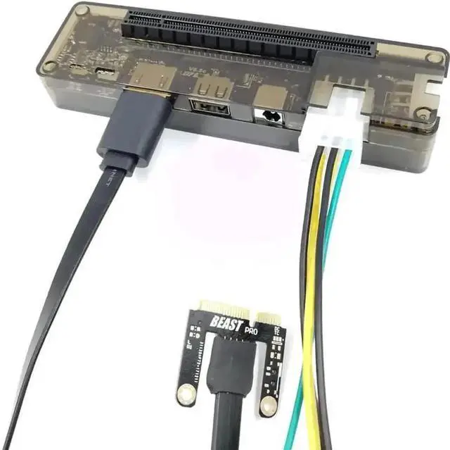 Main image of Vszerda Beast Series EXP GDC External PCIe eGPU Dock for Laptops, Mini PCI-E Cable Included, No Built-in Power Supply, Compatible with Mini PCI-E / M.2 A Key Slot Notebooks
