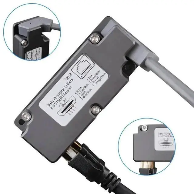 Alt view image 4 of 4 - Vszerda CB1 Starlink V2 Dishy Adapter, Proprietary Cable to RJ45 Converter with 12V/24V Power Conversion