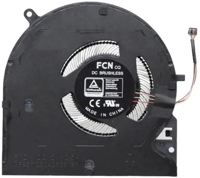 Alt view image 5 of 7 - Vszerda CPU GPU Dual Cooling Fan Replacement for Razer Blade 15 2021 RZ09-0367, OEM DFS5K123043635 DFS5K121144645 FNDX FNDY