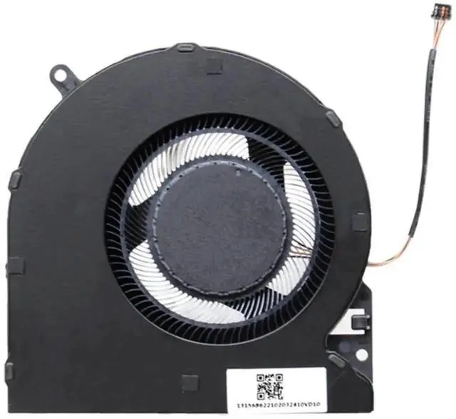 Alt view image 4 of 7 - Vszerda CPU GPU Dual Cooling Fan Replacement for Razer Blade 15 2021 RZ09-0367, OEM DFS5K123043635 DFS5K121144645 FNDX FNDY