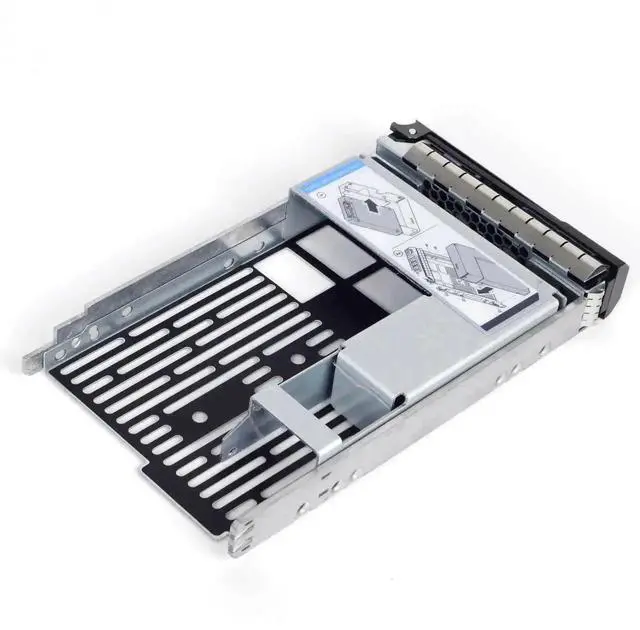 Alt view image 3 of 4 - WRIARICH 2 Pack 3.5" HDD Tray Caddy with Built-in 2.5" SSD Adapter for Dell PowerEdge R410/R420/R430/R515/R520/R530/R610/T610/T620/T630/R710/T710/R720/R730/R930/T410/T420/T430 5510 Servers